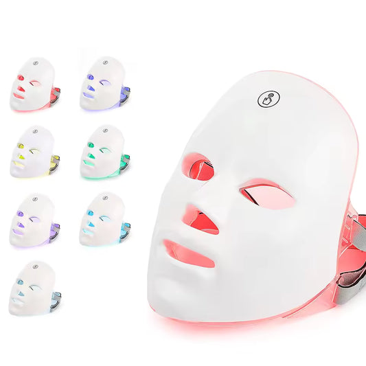7-Color LED Facial & Neck Therapy Mask